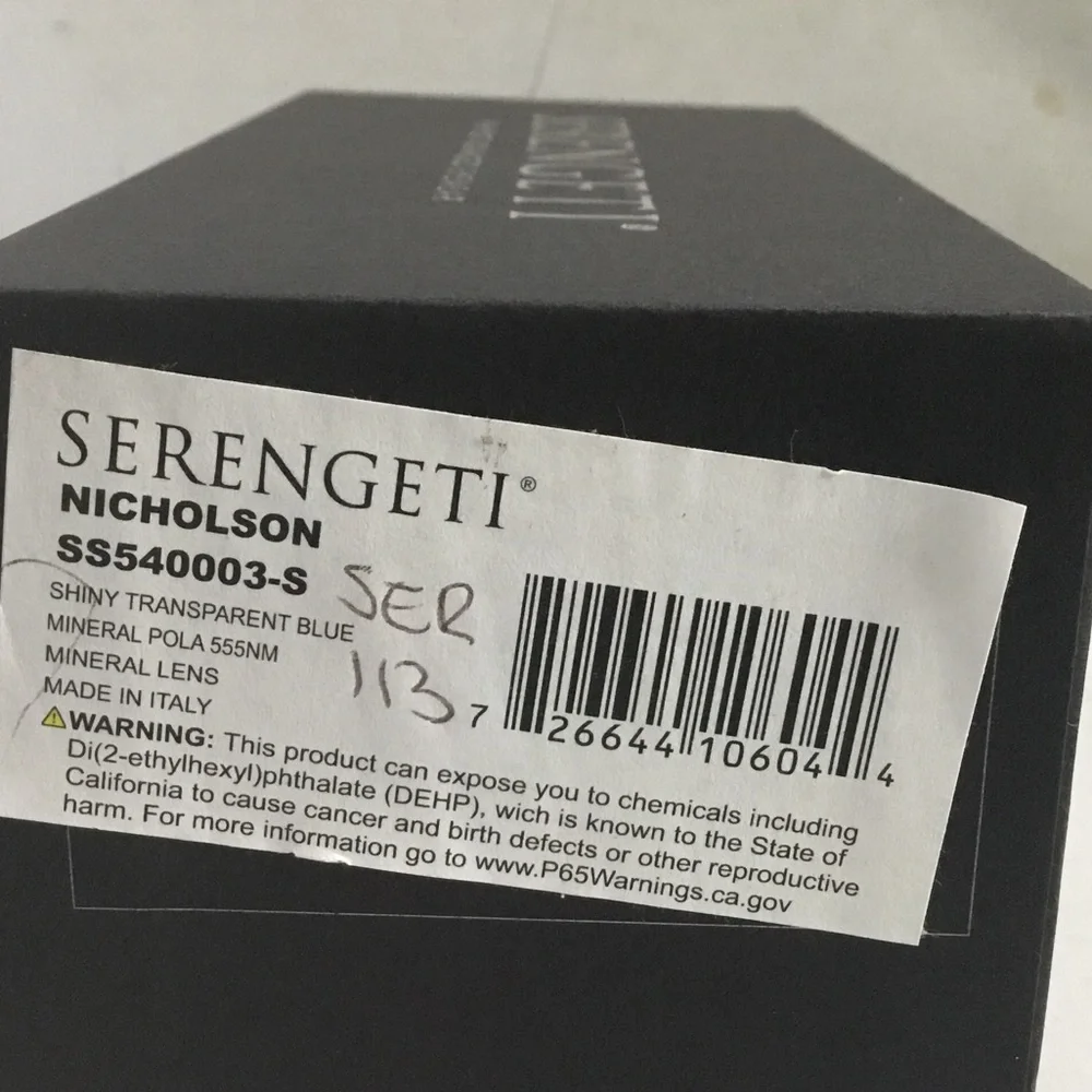 Serengeti Nicholson Polarized Photochromic Unisex.